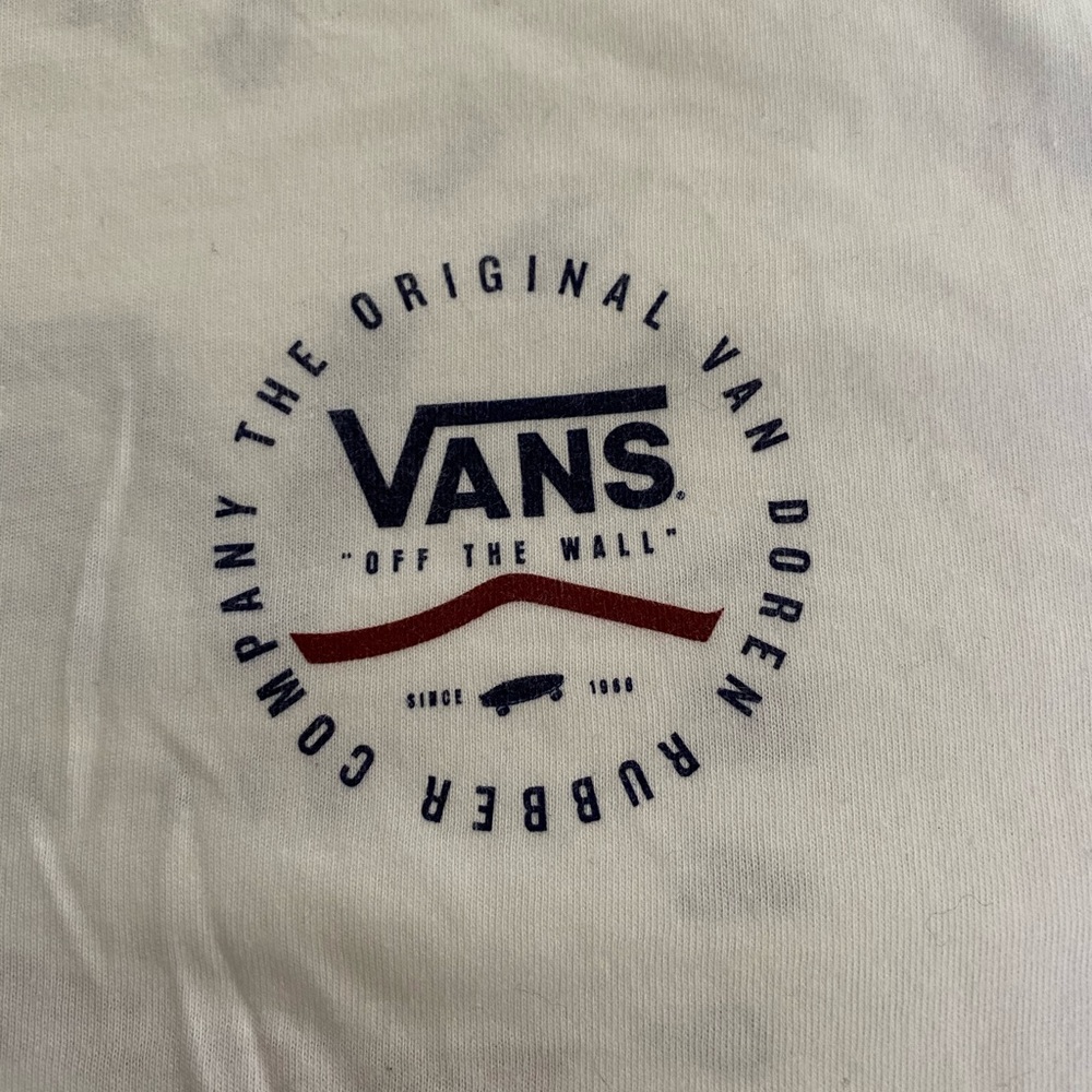 White Vans Tee